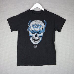 Vintage Stone Cold Steve Austin WWE WWF Skull Graphic Tee 00s Classic Skull